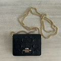 Coach Wallet with chain in black