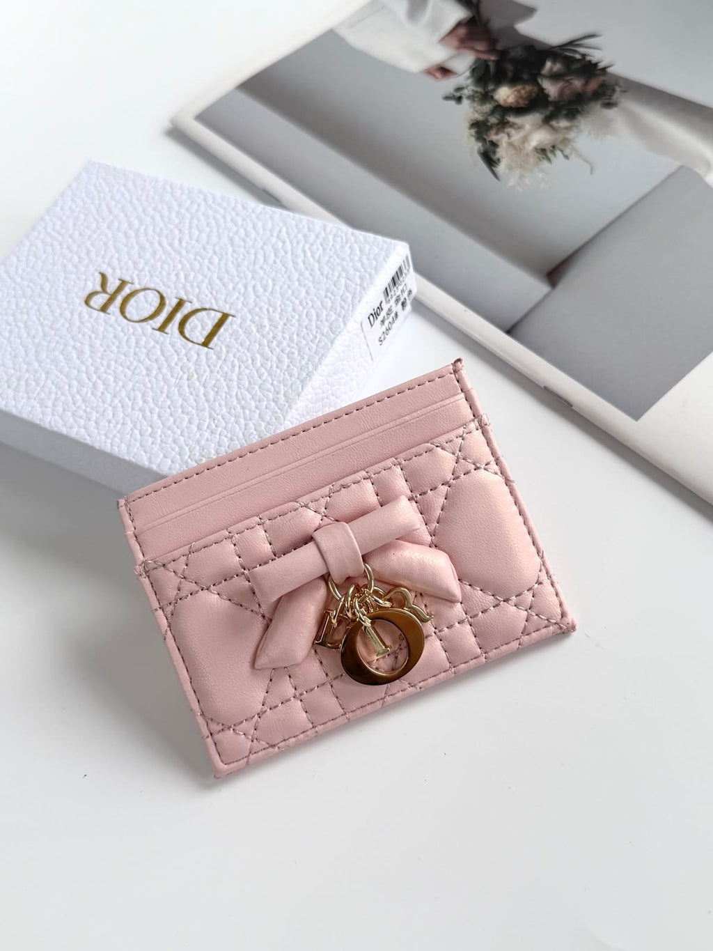 Dior Lady Card Holder - Pink