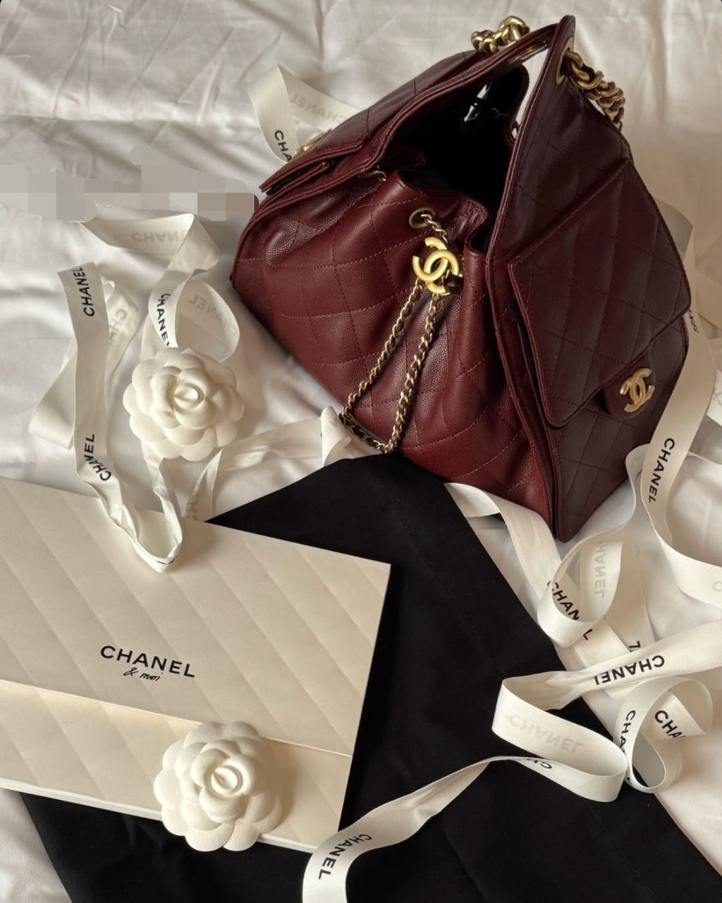 Chanel 25’ Maroon
