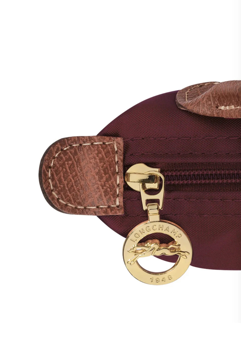 Longchamp Long-Strap Crossbody Bag - Maroon