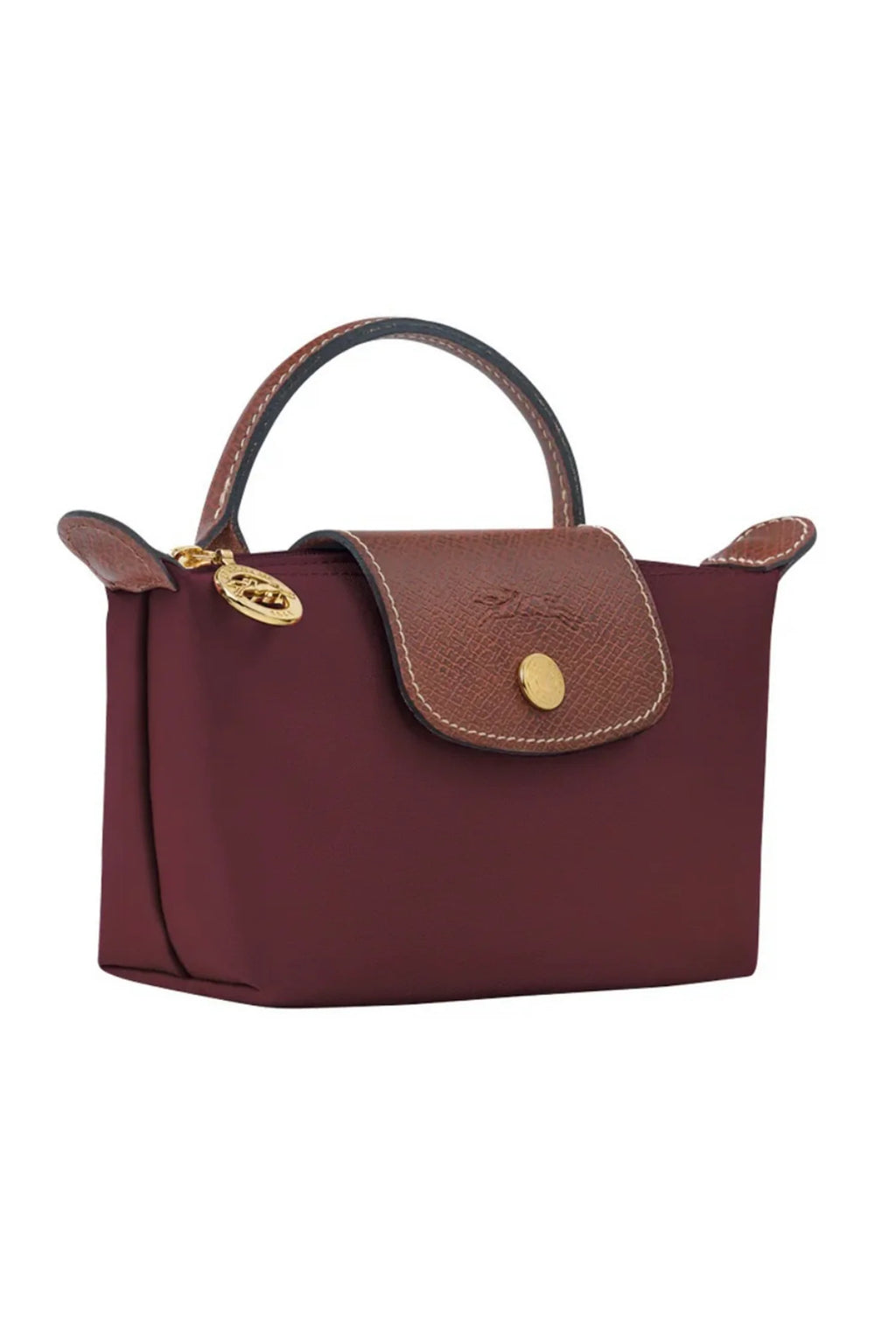 Longchamp Long-Strap Crossbody Bag - Maroon