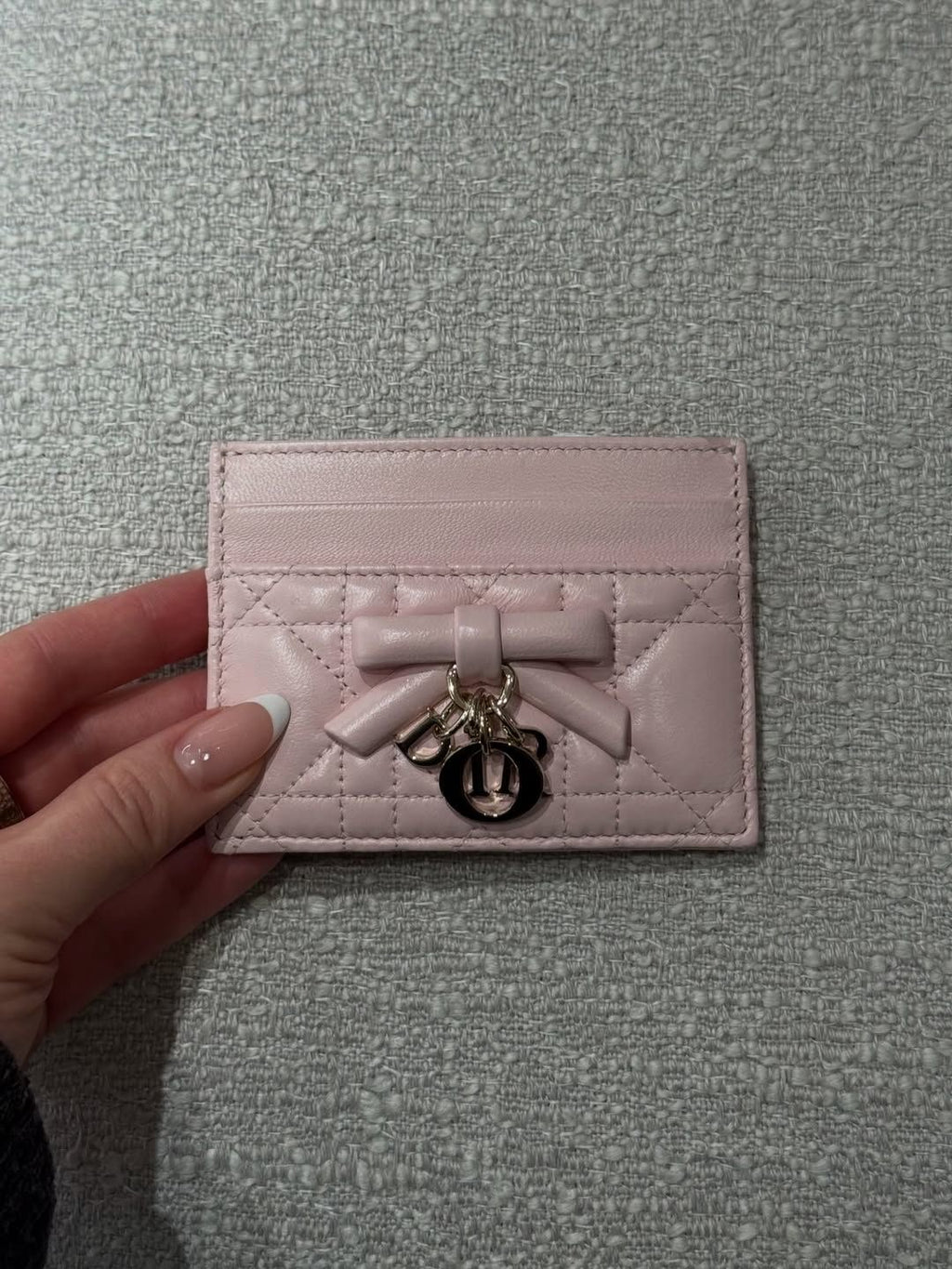 Dior Lady Card Holder - Pink