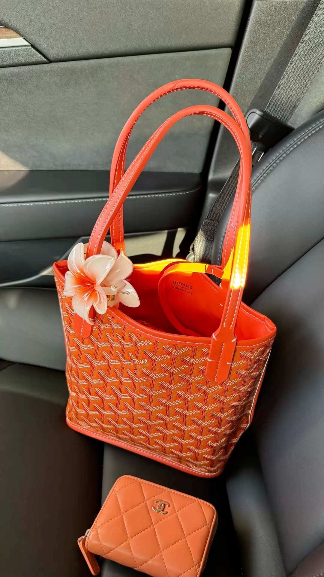 Goyard Tote Bag - Orange Medium