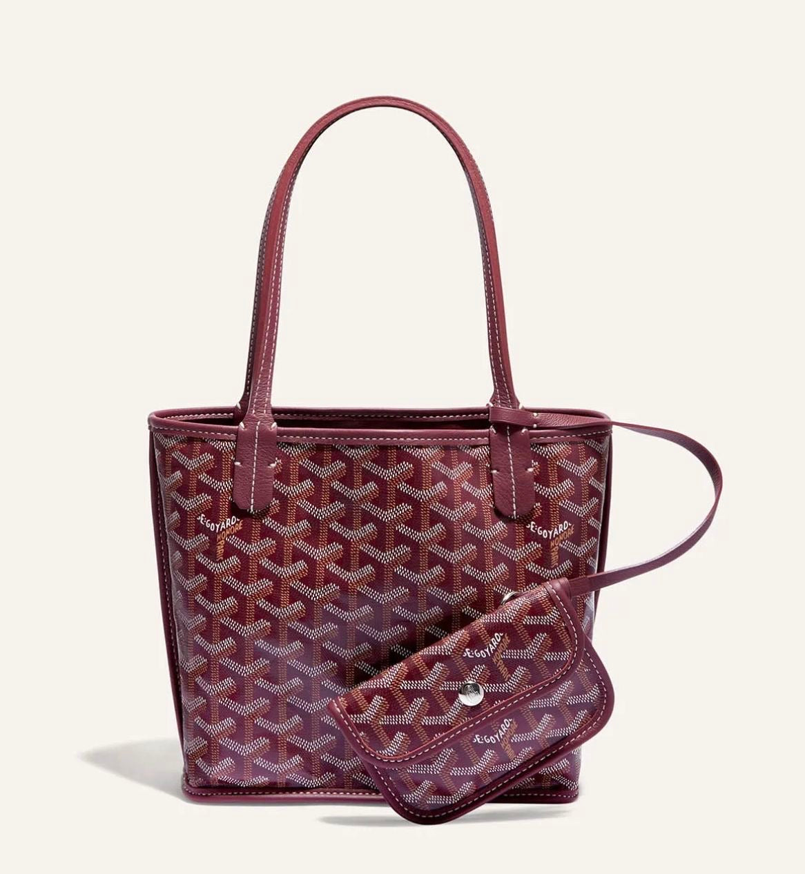Goyard Tote Bag - Maroon Medium