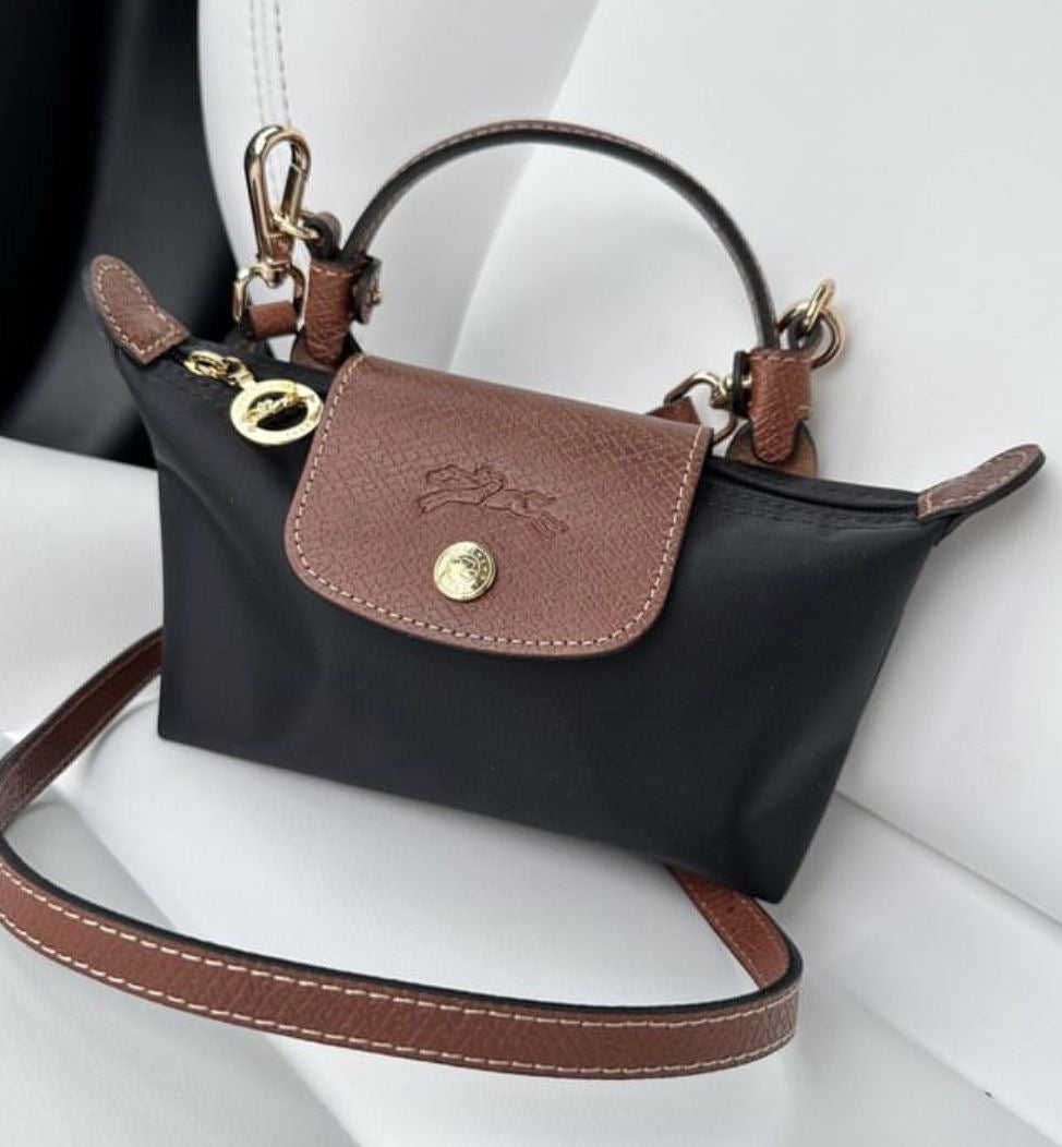Longchamp Long-Strap Crossbody Bag - Black