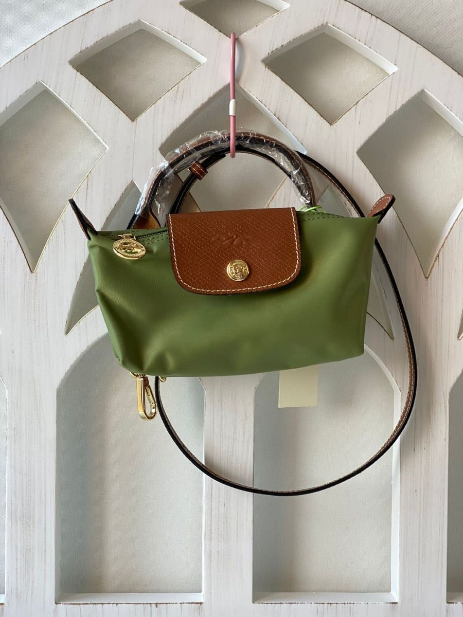 Longchamp Long-Strap Crossbody Bag - Green