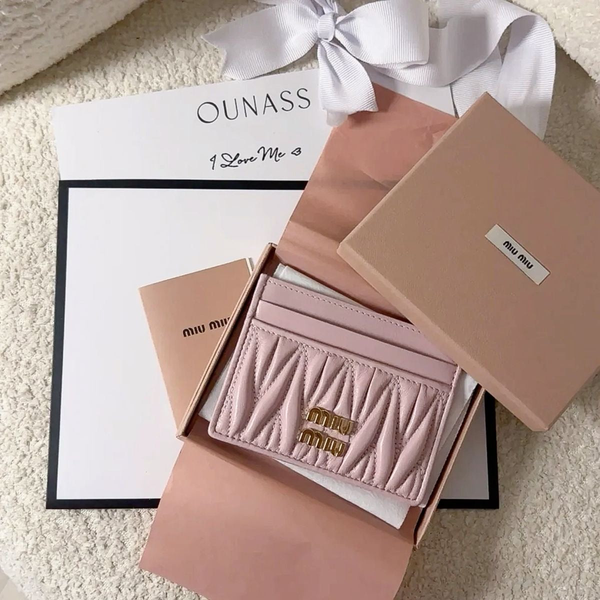 Miu Miu Card Holder - Pink
