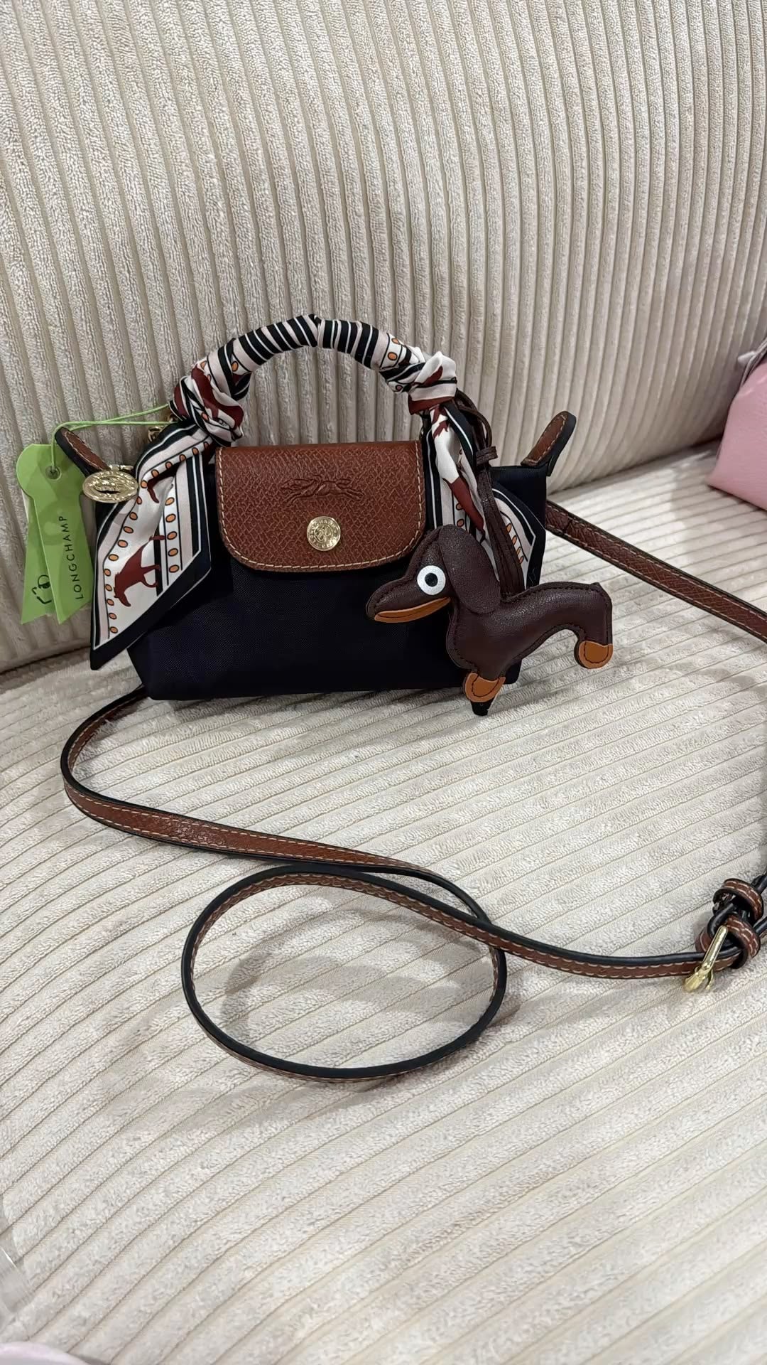 Longchamp Long-Strap Crossbody Bag - Blue