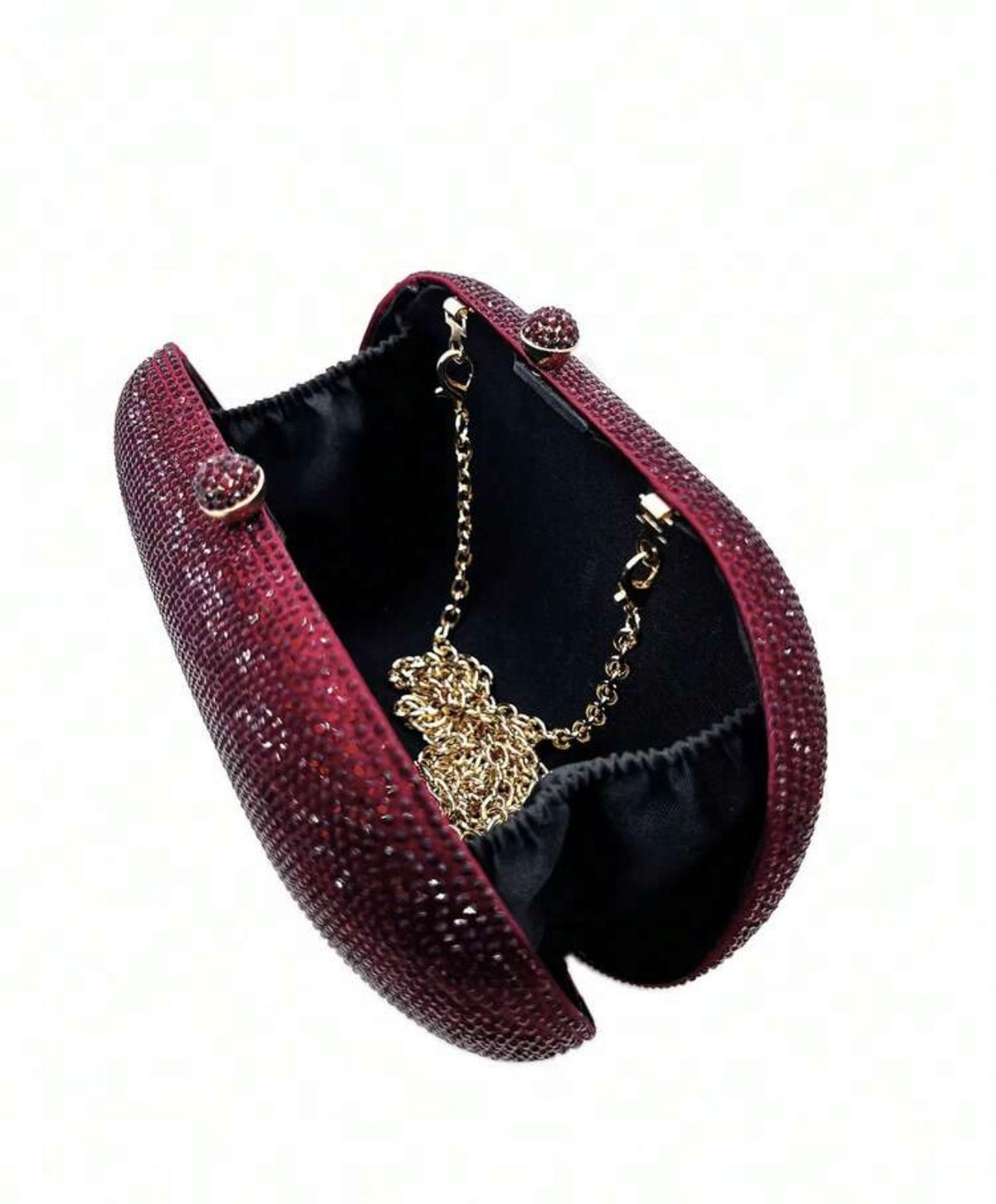 Red Rhinestone Clutch